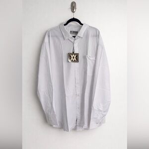 Dixxon Bamboo Long Sleeve Button Down Shirt White 5X